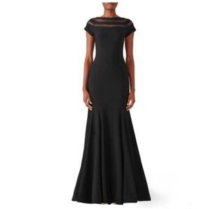 JS Collections Illusion Panel Gown